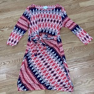 Donna Morgan Tie Waist Dress